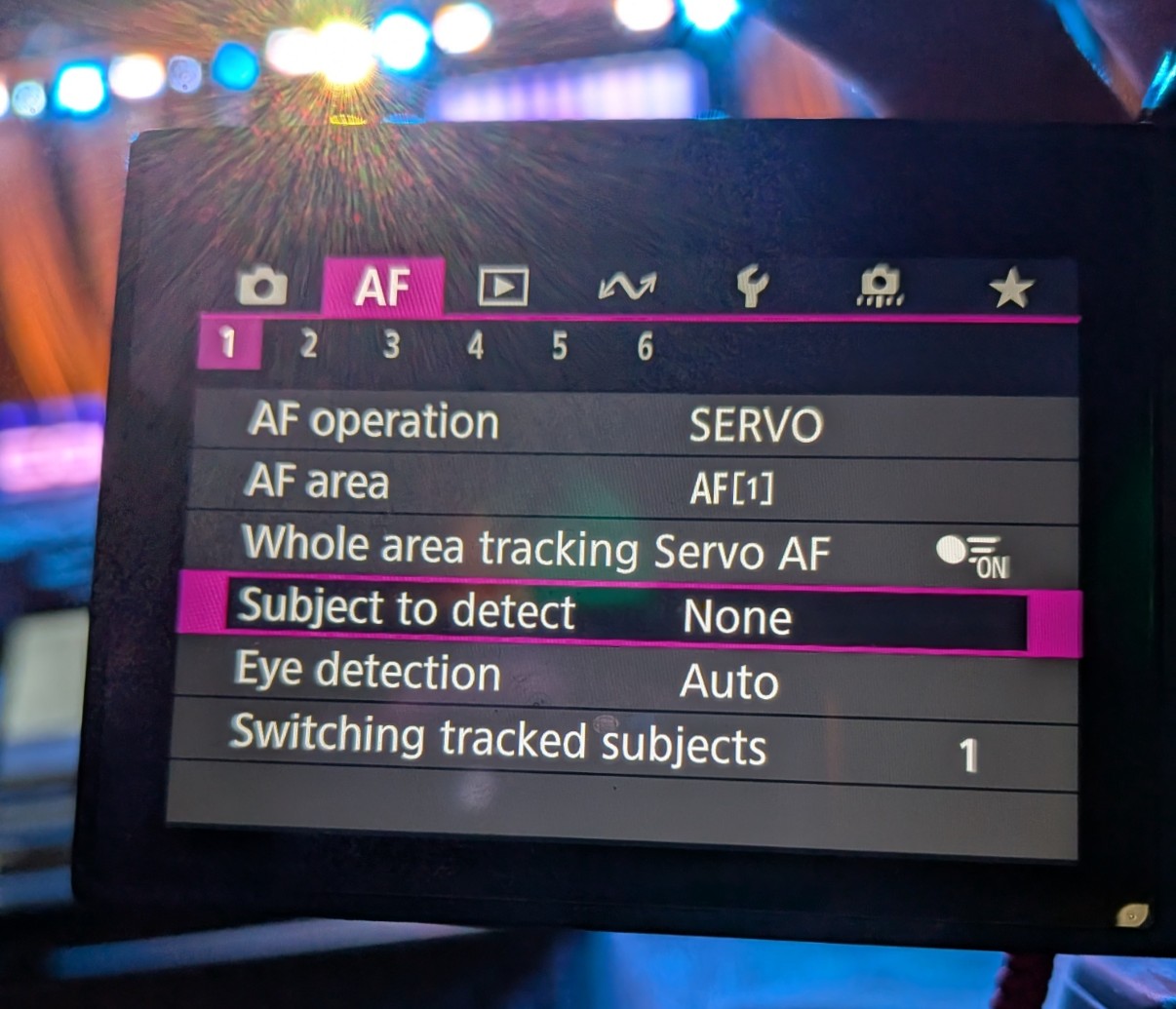 R6 Mark II Auto Focus